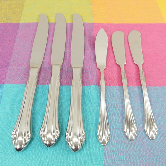 Retroneu Barrington Stainless Flatware - Dinner & Butter Knives