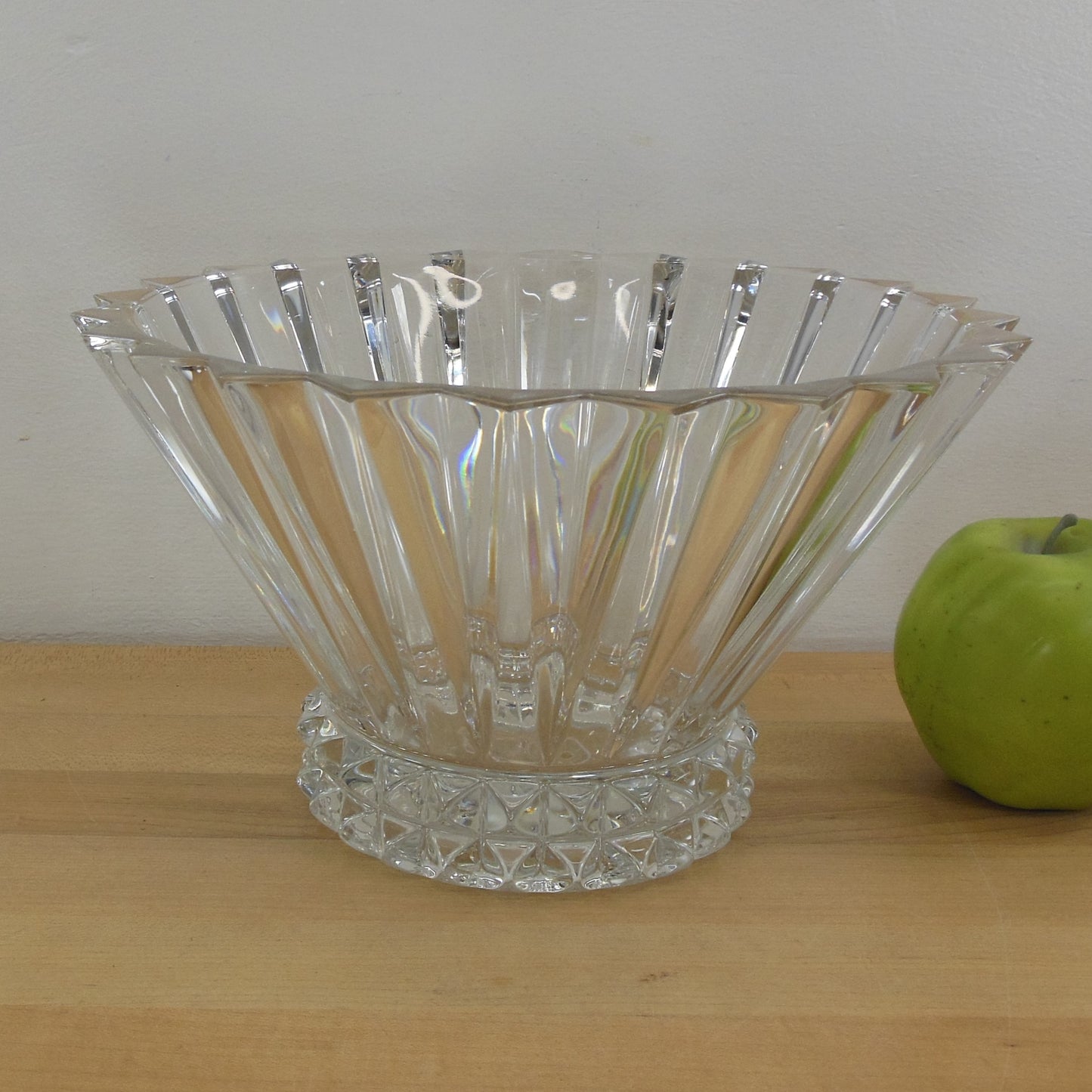 Rosenthal Germany Classic Blossom Crystal Glass 10" Fruit Bowl