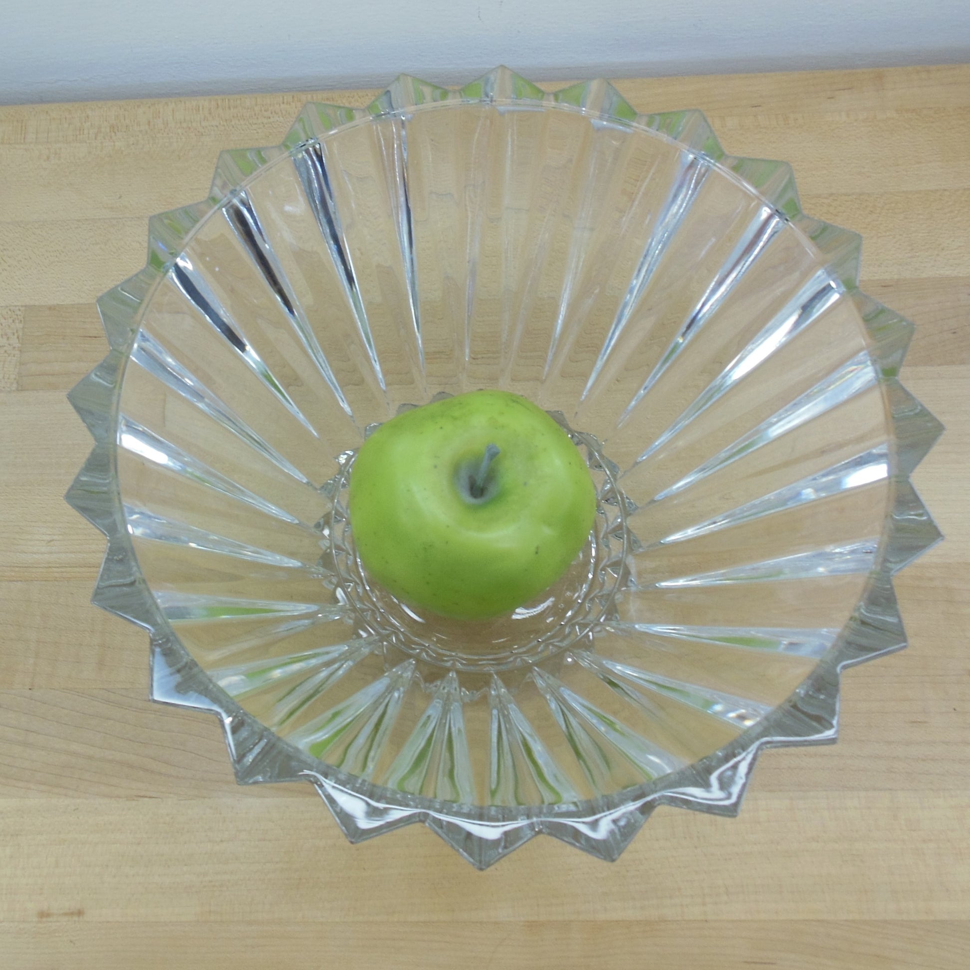 Rosenthal Germany Classic Blossom Crystal Glass 10" Fruit Bowl Used