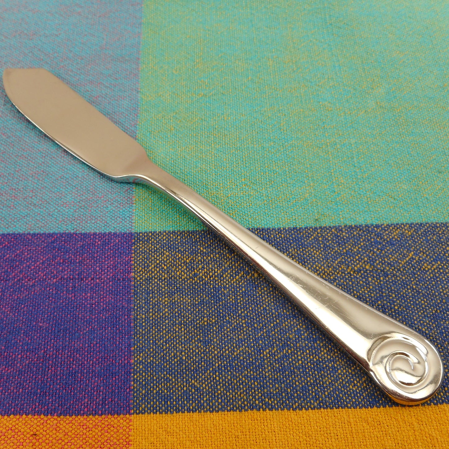 Robert Welch Ammonite Glossy Master Butter Flatware Knife Used