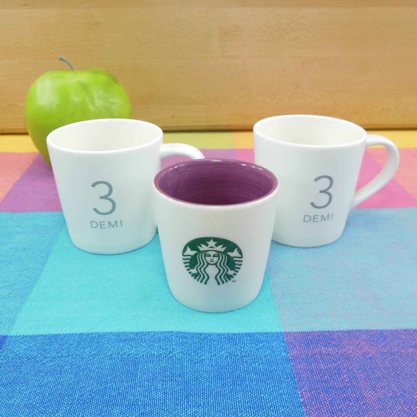 Starbucks 2011 Demi 3 Cups & Taster Cup