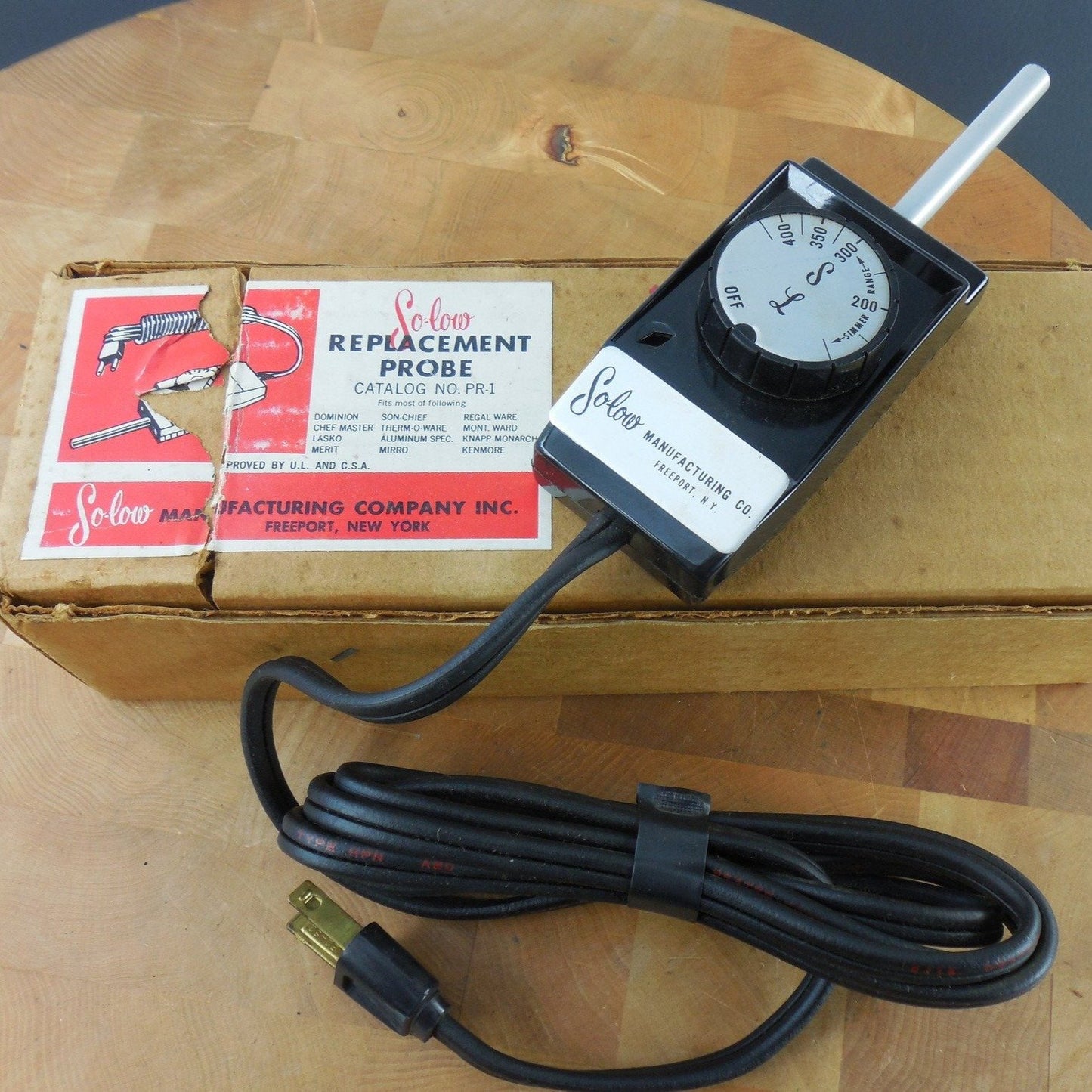 Vintage NOS New Old Stock - So-Low Generic Heat Control Power Supply - Replacement Probe Part 