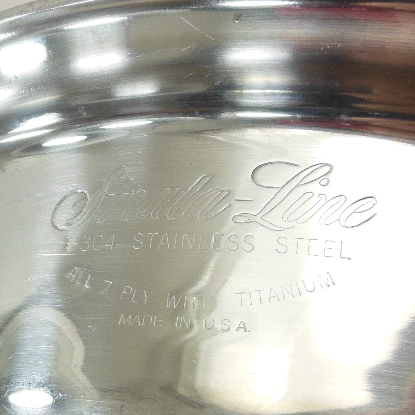 Vintage Lo Heet by Vollrath Stainless Steel Steamer pot 7 1/2
