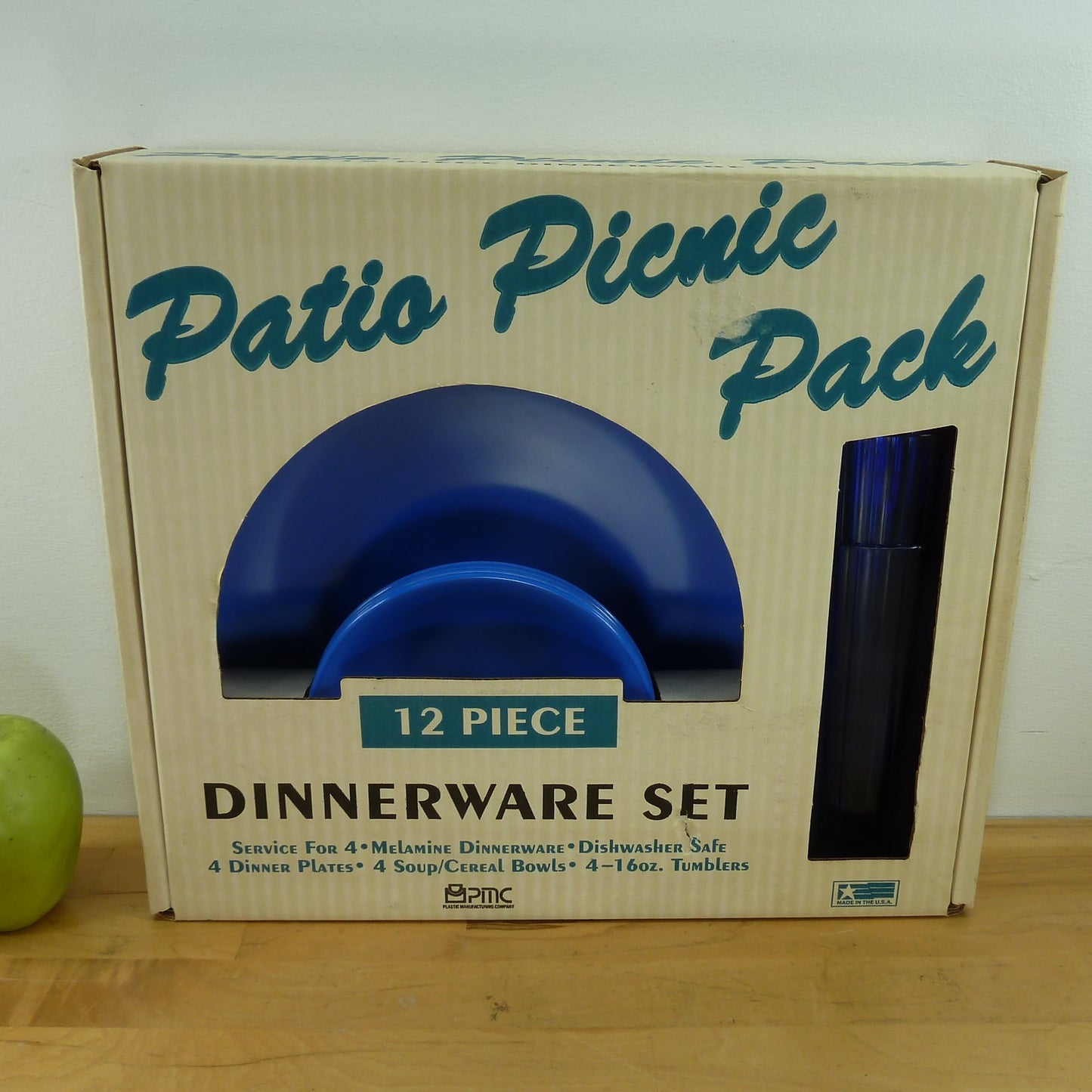 Texas Ware PMC Patio Picnic Pack NOS Boxed 12 Piece Set Dinnerware