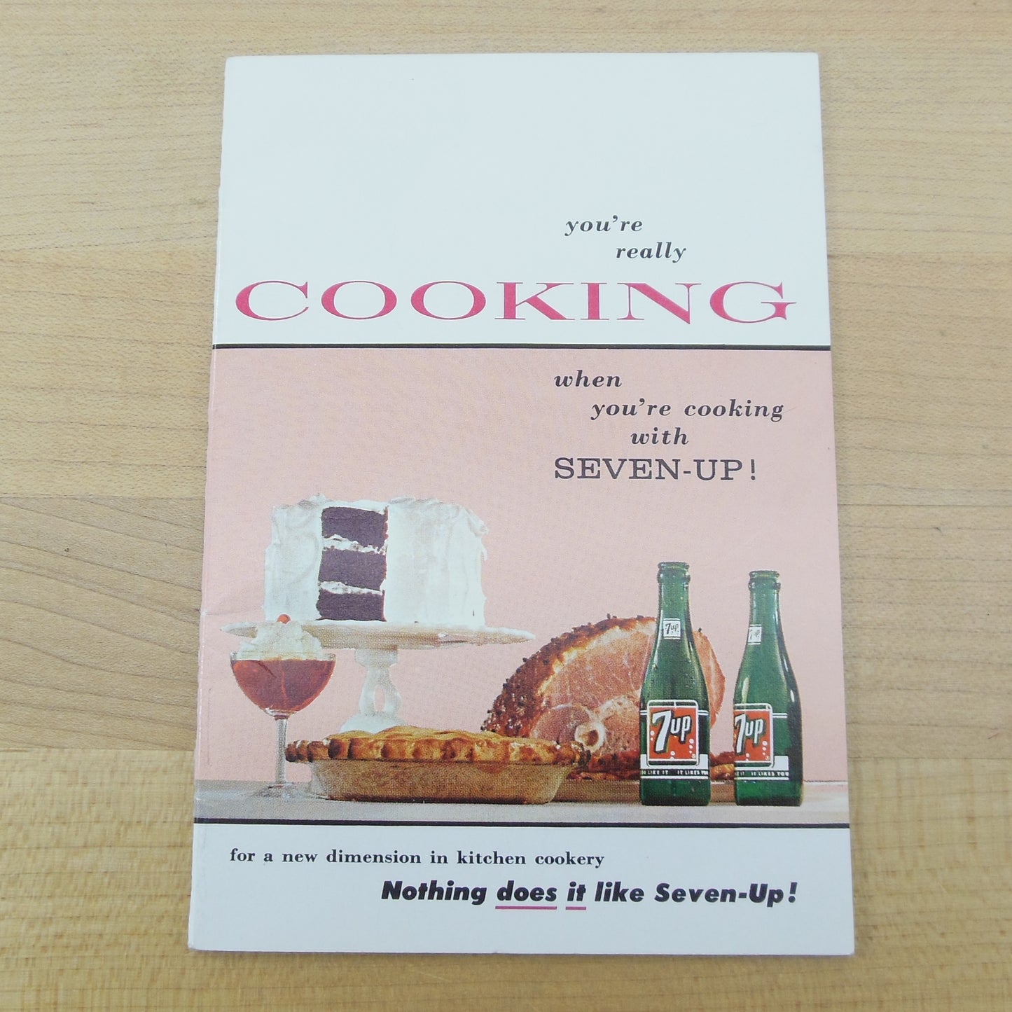 Seven-Up 7-Up 1957 Cooking Recipe Advertising Booklet
