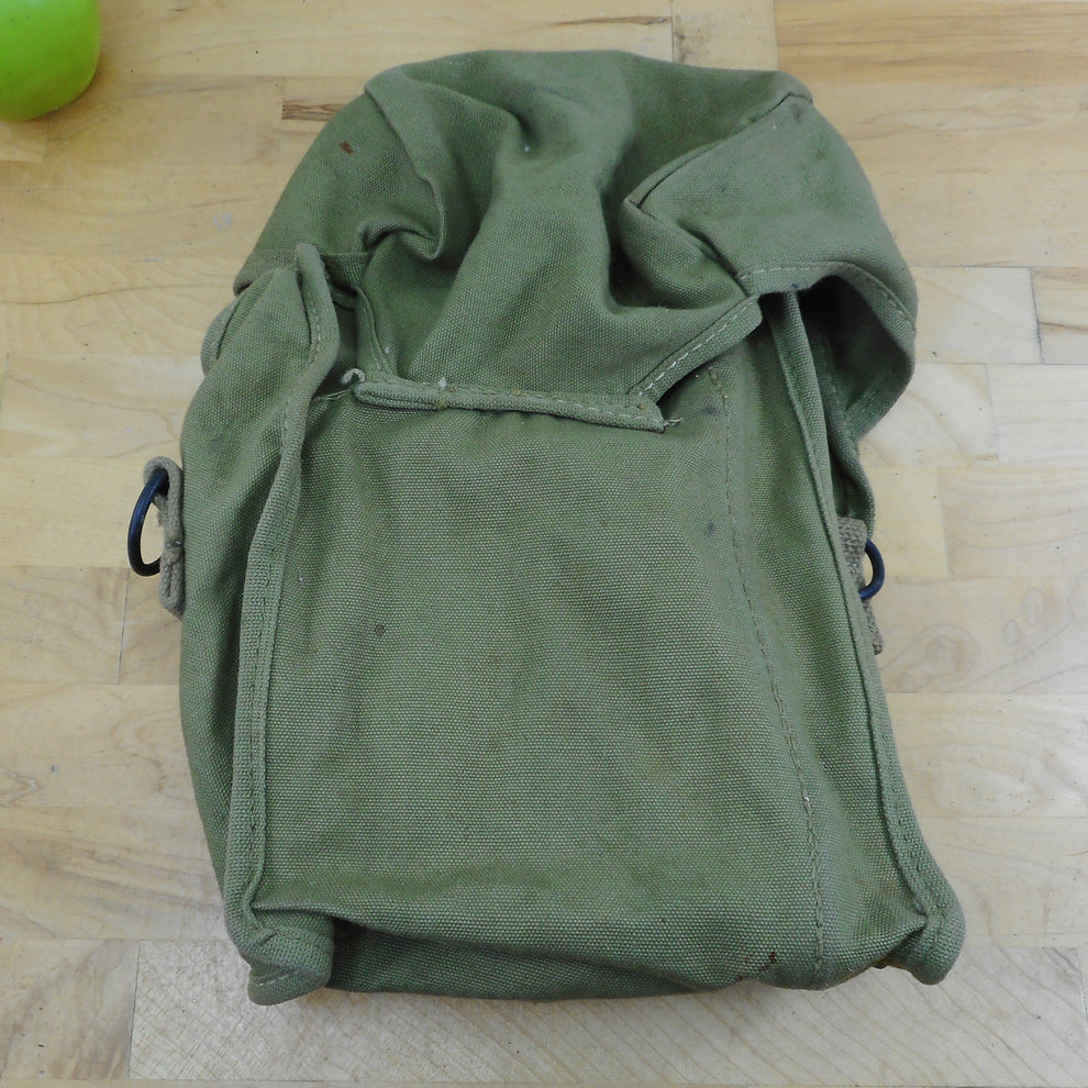 US Army Green Canvas Gas Mask Bag Pouch – Olde Kitchen & Home