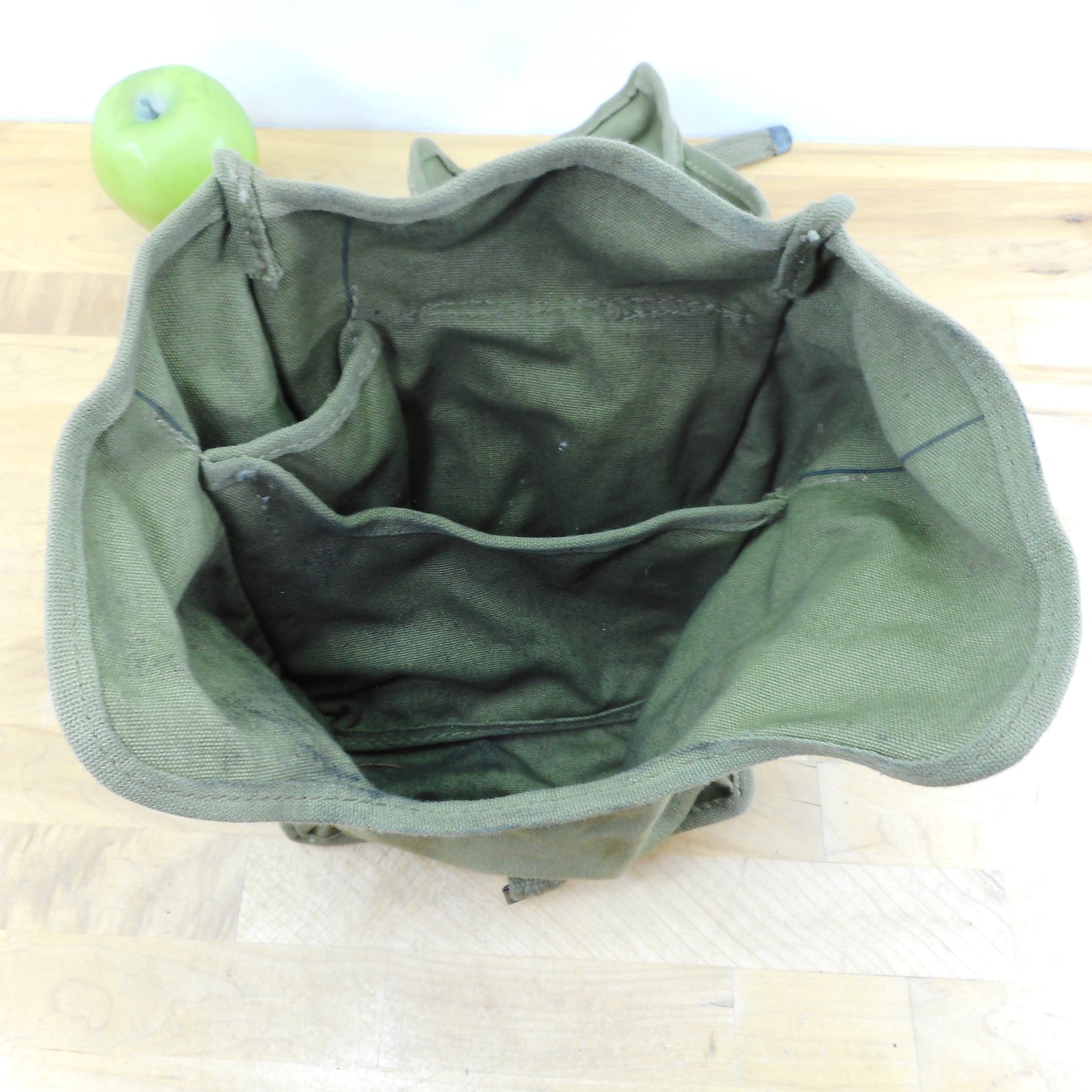 US Army Green Canvas Gas Mask Bag Pouch Unbranded