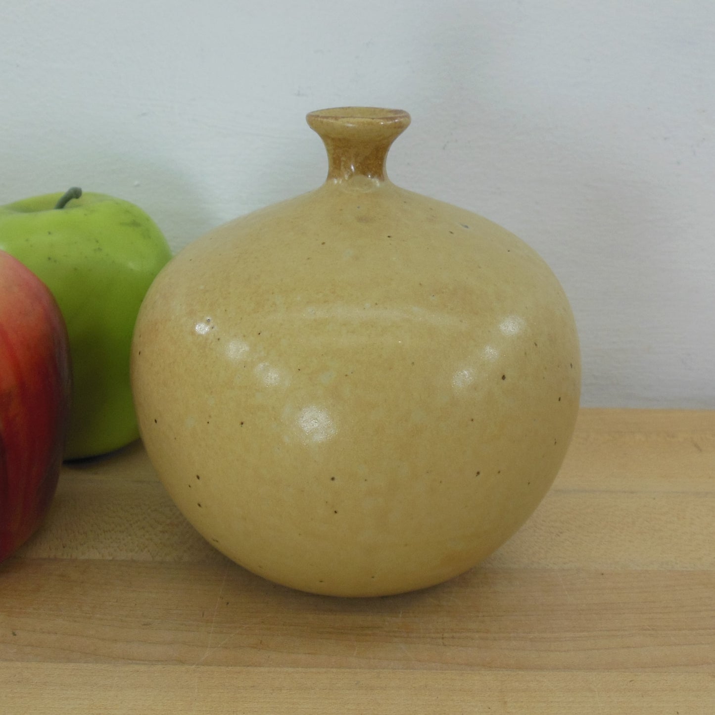 Unbranded Pottery Weed Pot Vase Tan Yellow