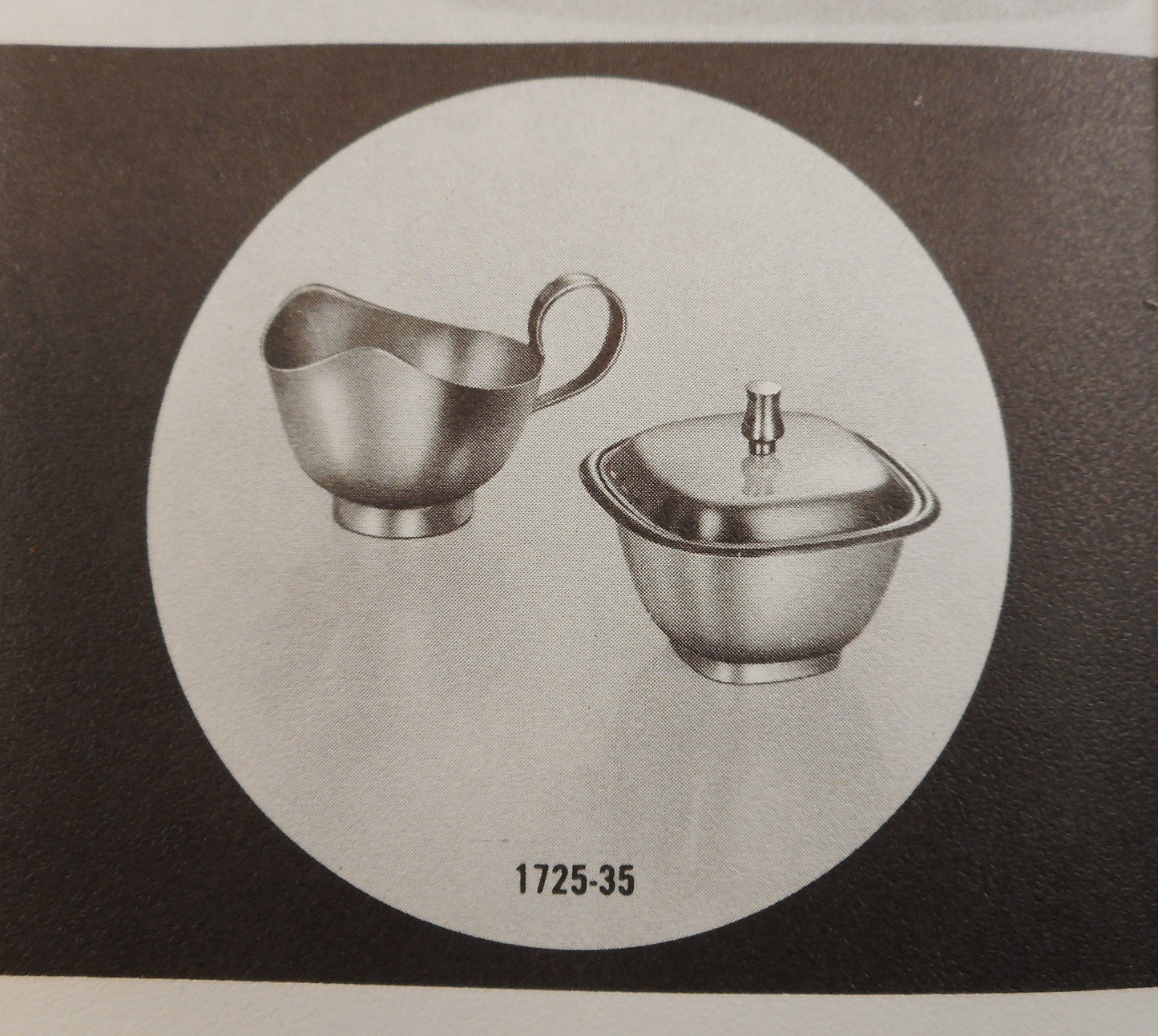 WMF Cultura 1960s Stainless Steel Creamer & Sugar Set 1725-35 Advertisement
