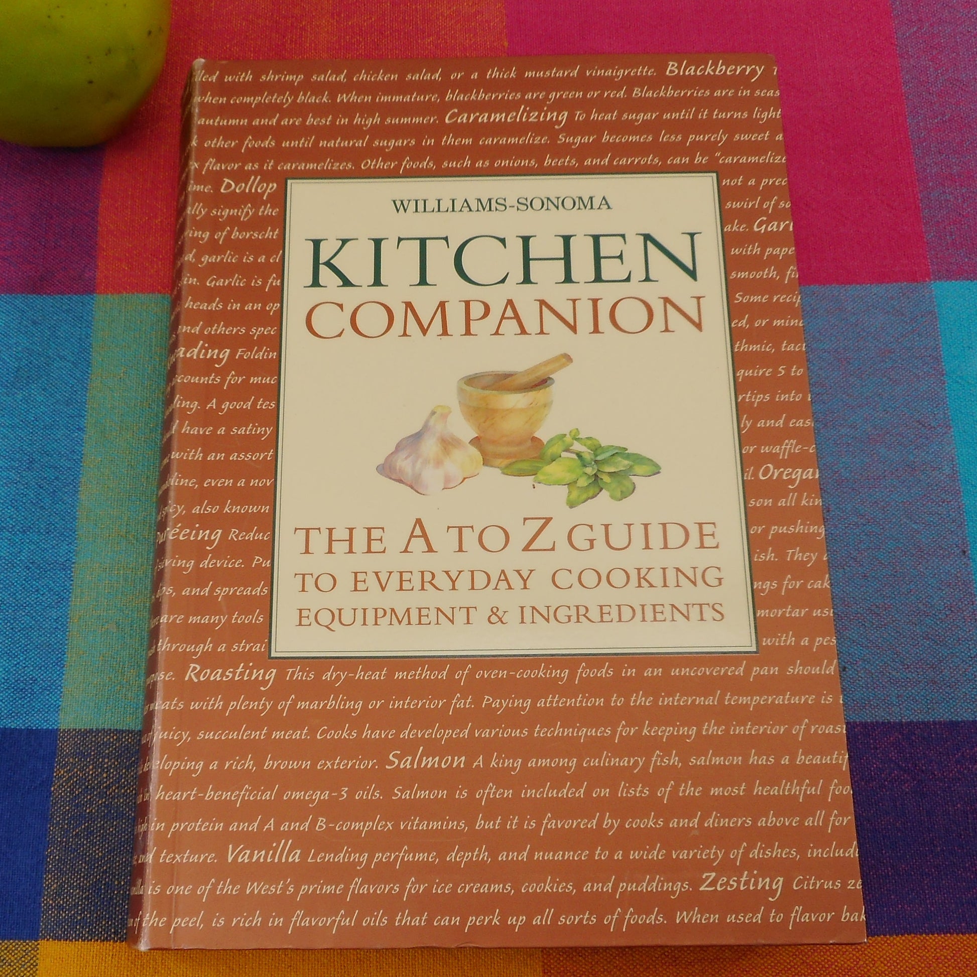 Williams Sonoma Kitchen Companion Book - Guide To Everyday Cooking Equipment and Ingredients