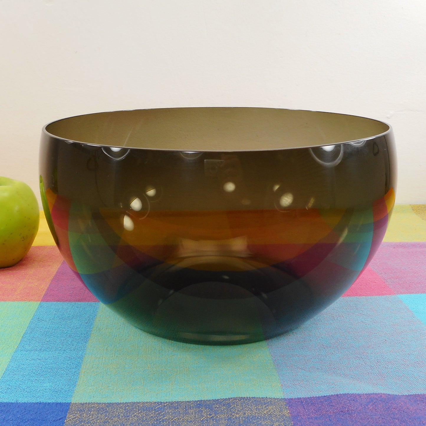 Sanka Finland - Yki Nummi Design Large Smoke Plastic Bowl