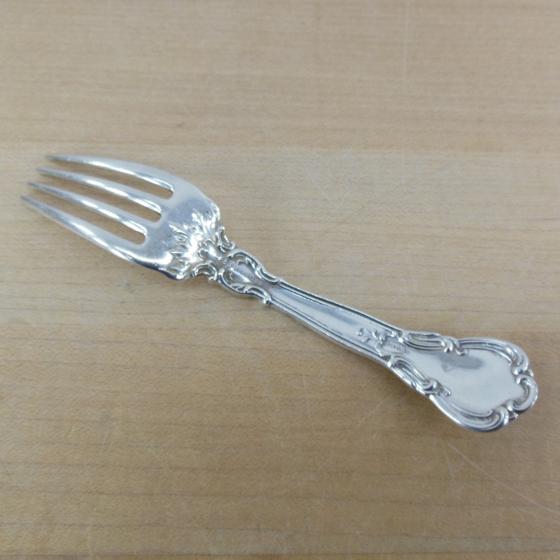 Gorham Chantilly Sterling Silver Baby Child Fork Used