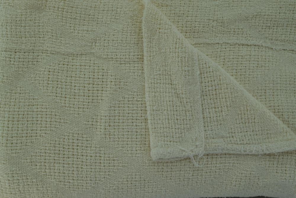 Vintage USA Cotton Blanket ecru