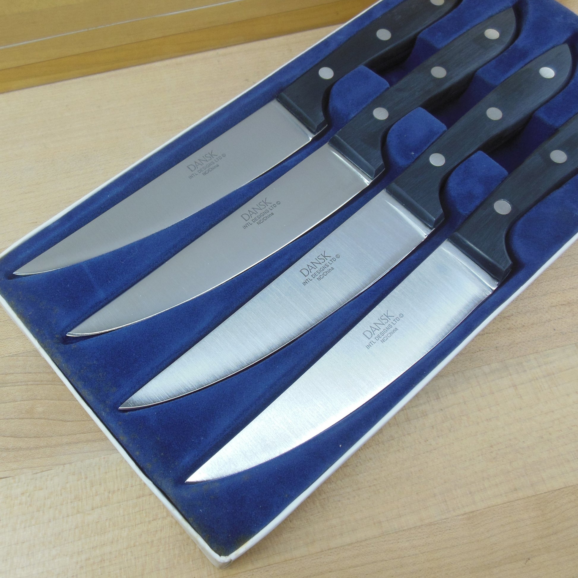 Dansk Master Series Gourmet Steak Knives 4 Set NIB NOS Vintage