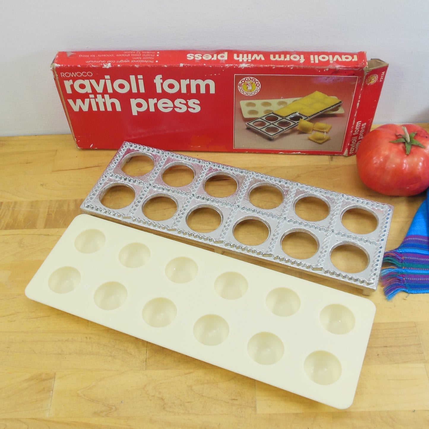 Norpro Rowoco 1980's Ravioli Pasta Maker Form Press